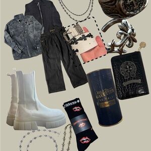 Berska High-Top Men's Boots Y2K style